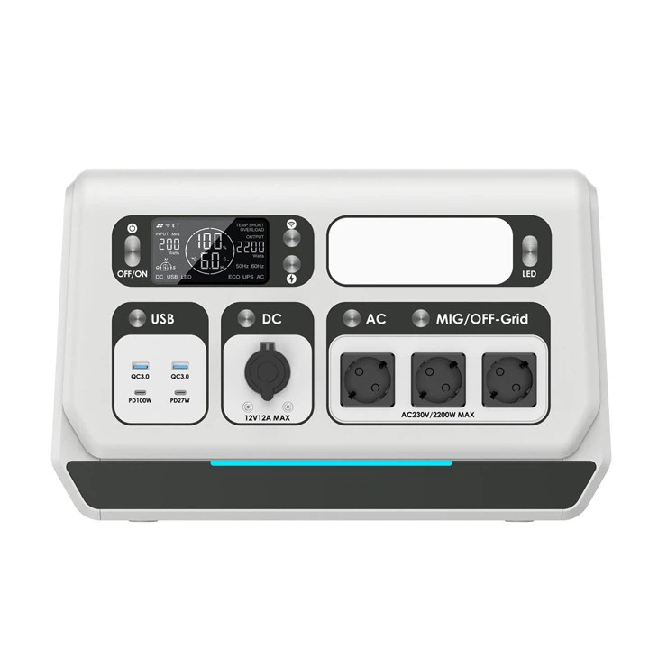 220V 2048WH Portable Emergency Power Bank With WIFI